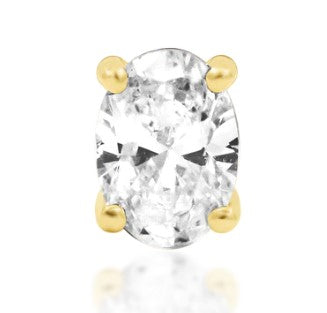 Diamond Earrings Oval