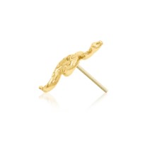 Gold Body Jewellery - Textured Snake