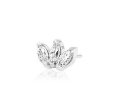 Gold Triple Gem Body Jewellery
