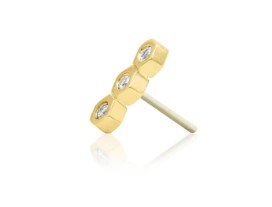 Honeycomb Gold 14k