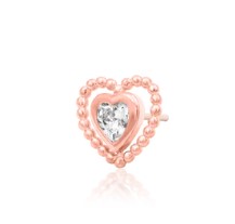 Gold Heart Beads
