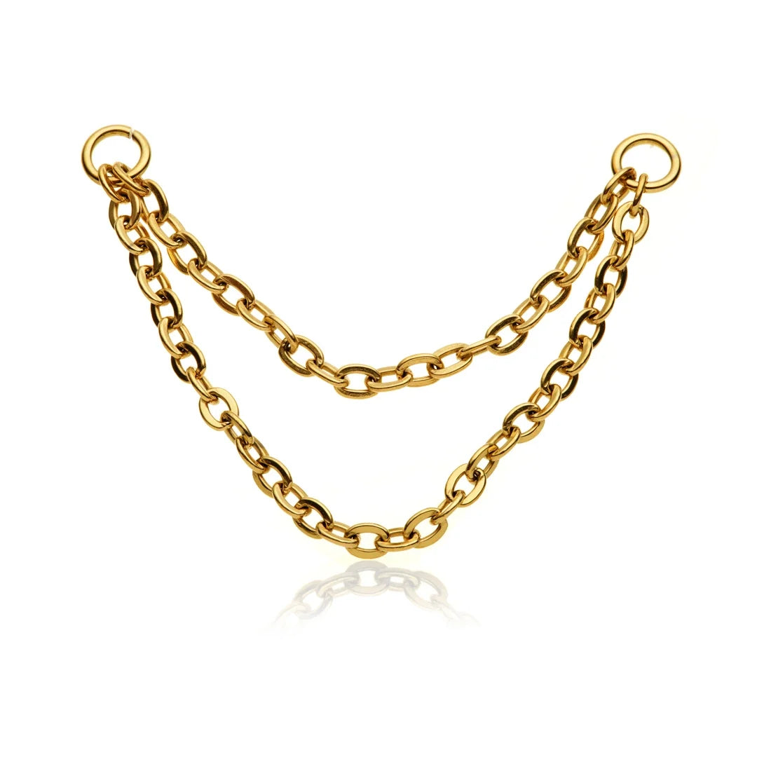 Titanium Double Chain