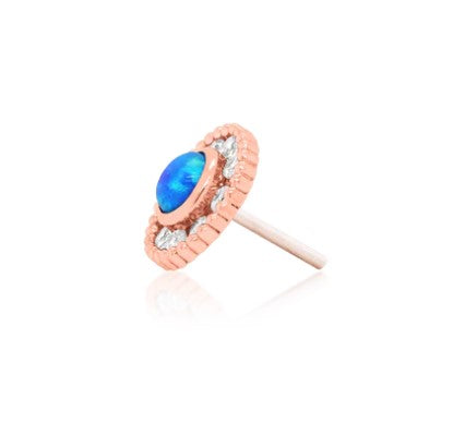 Blue Opal Rigel- Gold Body Jewellery