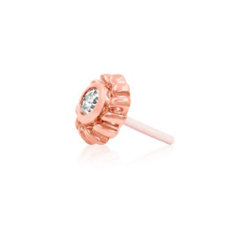 Braided Gold Bezel-set CZ Jewellery