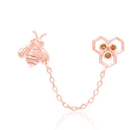 Gold Honey Bee 14k Gold Body Jewellery