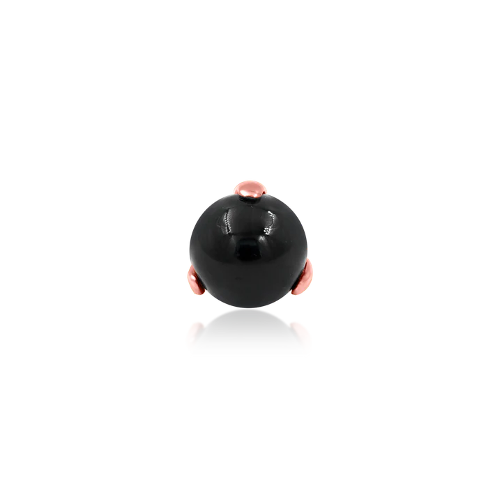 Prong set Black Onyx