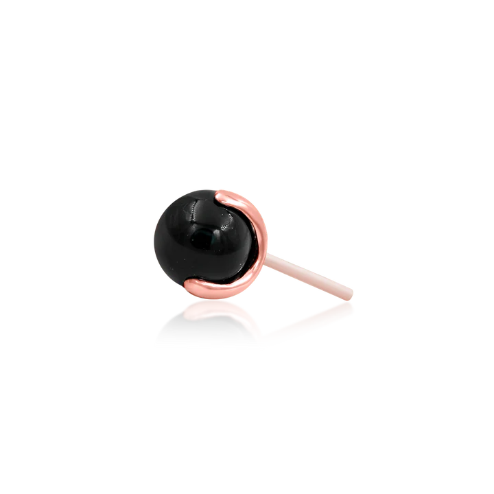 Prong set Black Onyx