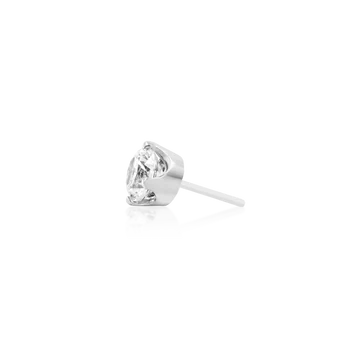 Gold 4 Prong-set CZ