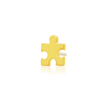 Gold Puzzle Piece