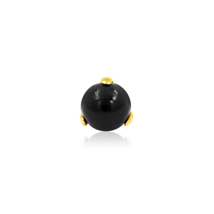 Prong set Black Onyx