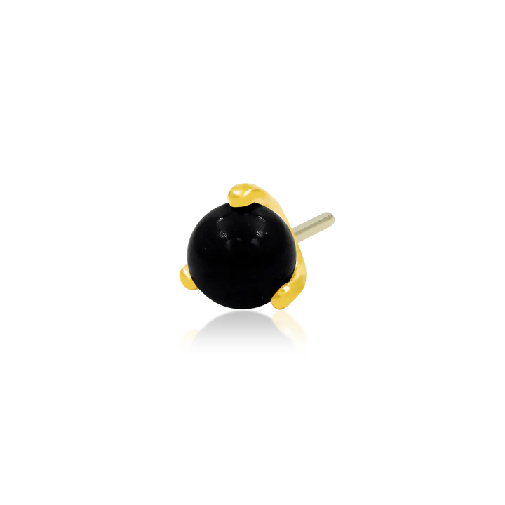 Prong set Black Onyx