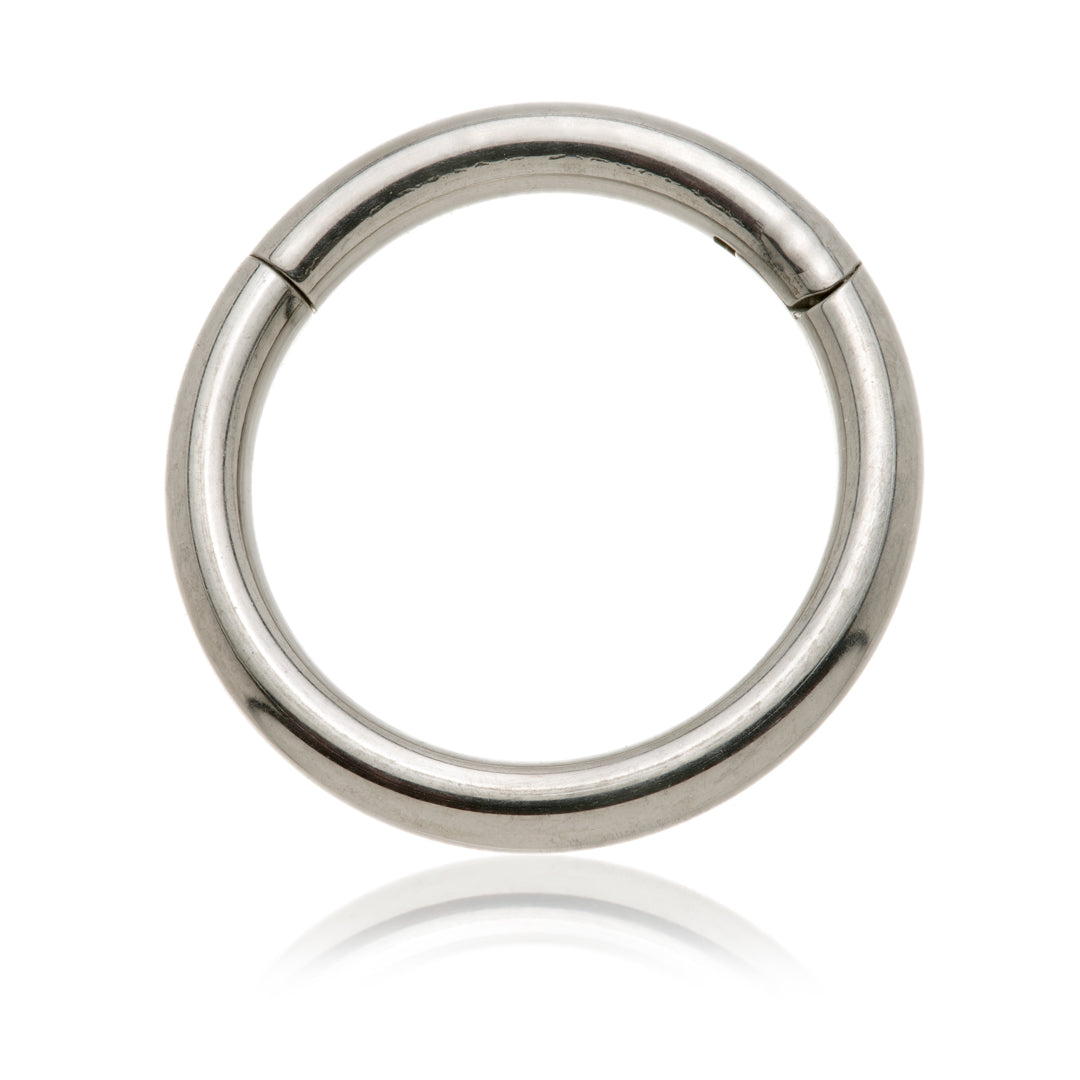 Titanium Plain Hinged Segment Ring – Thick Gauge (1.6mm and up)