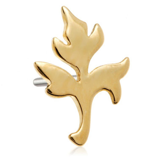 Delia - 14ct Gold Threadless Attachment