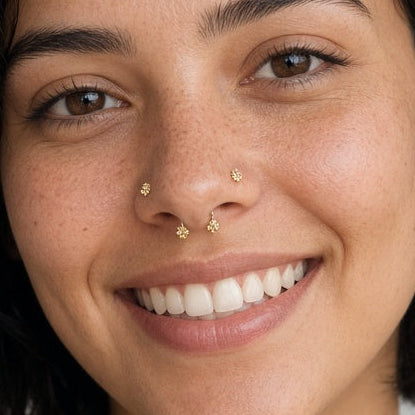 Double Nostril Piercing