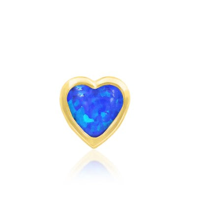 Blue Opal Heart