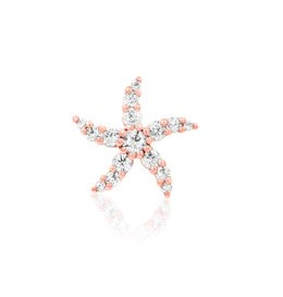Crystal Star Gold Body Jewellery