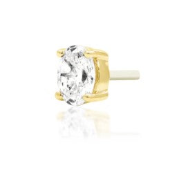 Diamond Earrings Oval