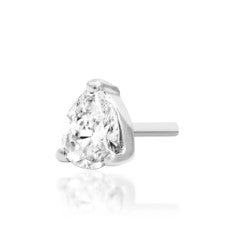 Diamond Pear Drop Gold Body Jewellery