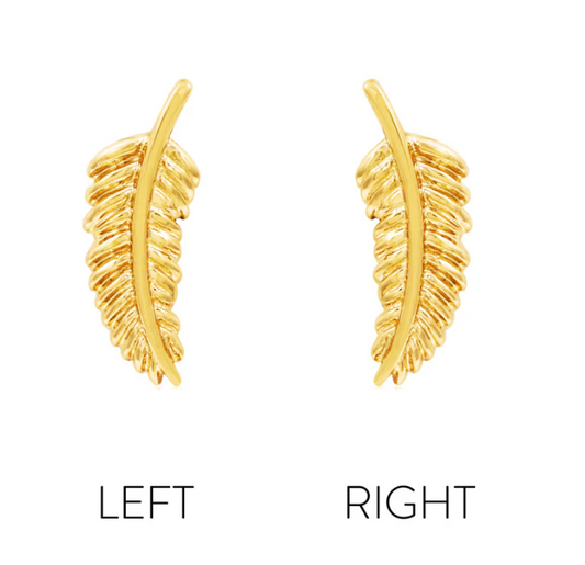 GOLD FEATHER QUILL