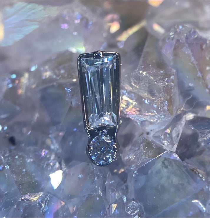 Titanium Gem Pendant | Premium Body Jewellery UK - Origins