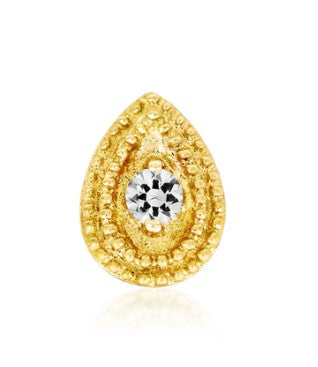 Gold Pear Shaped Jewelry
