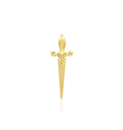Gold Sword Earrings