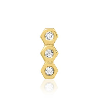 Honeycomb Gold 14k