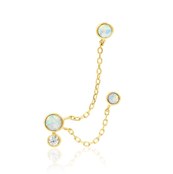 Mei Gold Earrings