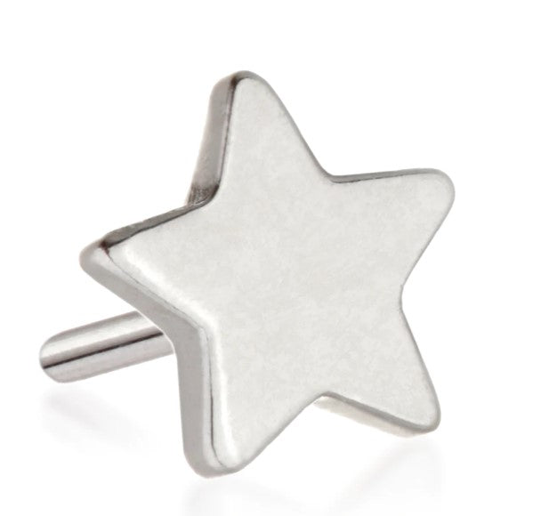 Silver Star Pin - Earring Pin