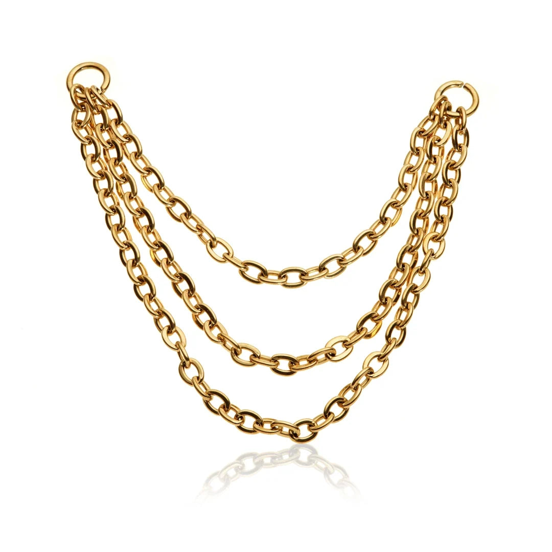 Titanium Triple Chain