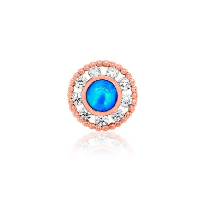 Blue Opal Rigel- Gold Body Jewellery