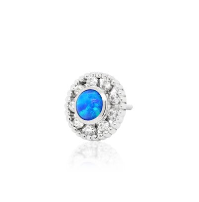 Blue Opal Rigel- Gold Body Jewellery