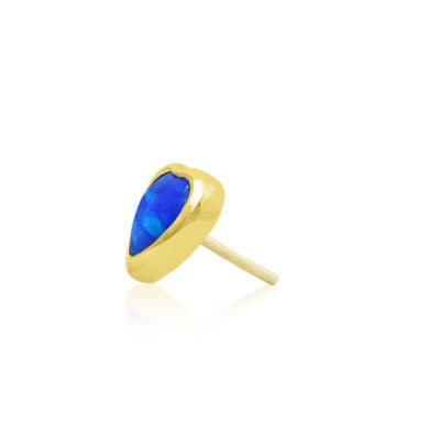 Blue Opal Heart
