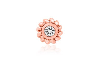 Braided Gold Bezel-set CZ Jewellery