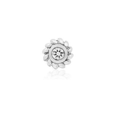 Braided Gold Bezel-set CZ Jewellery