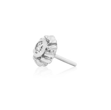 Braided Gold Bezel-set CZ Jewellery