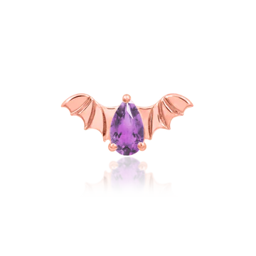 Bat with Amethyst