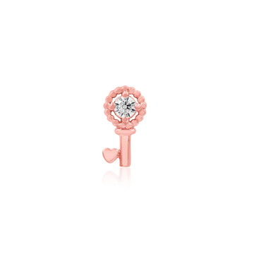 Gold Key with Heart