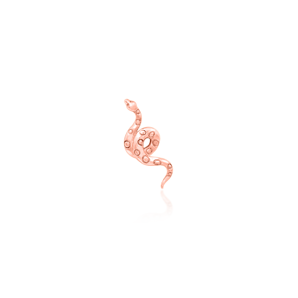Gold Body Jewellery - Textured Snake