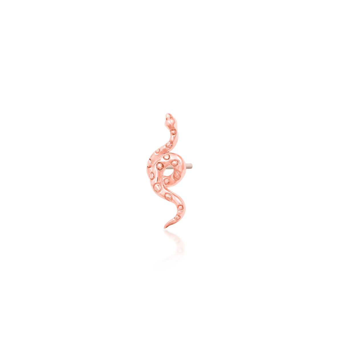 Gold Body Jewellery - Textured Snake