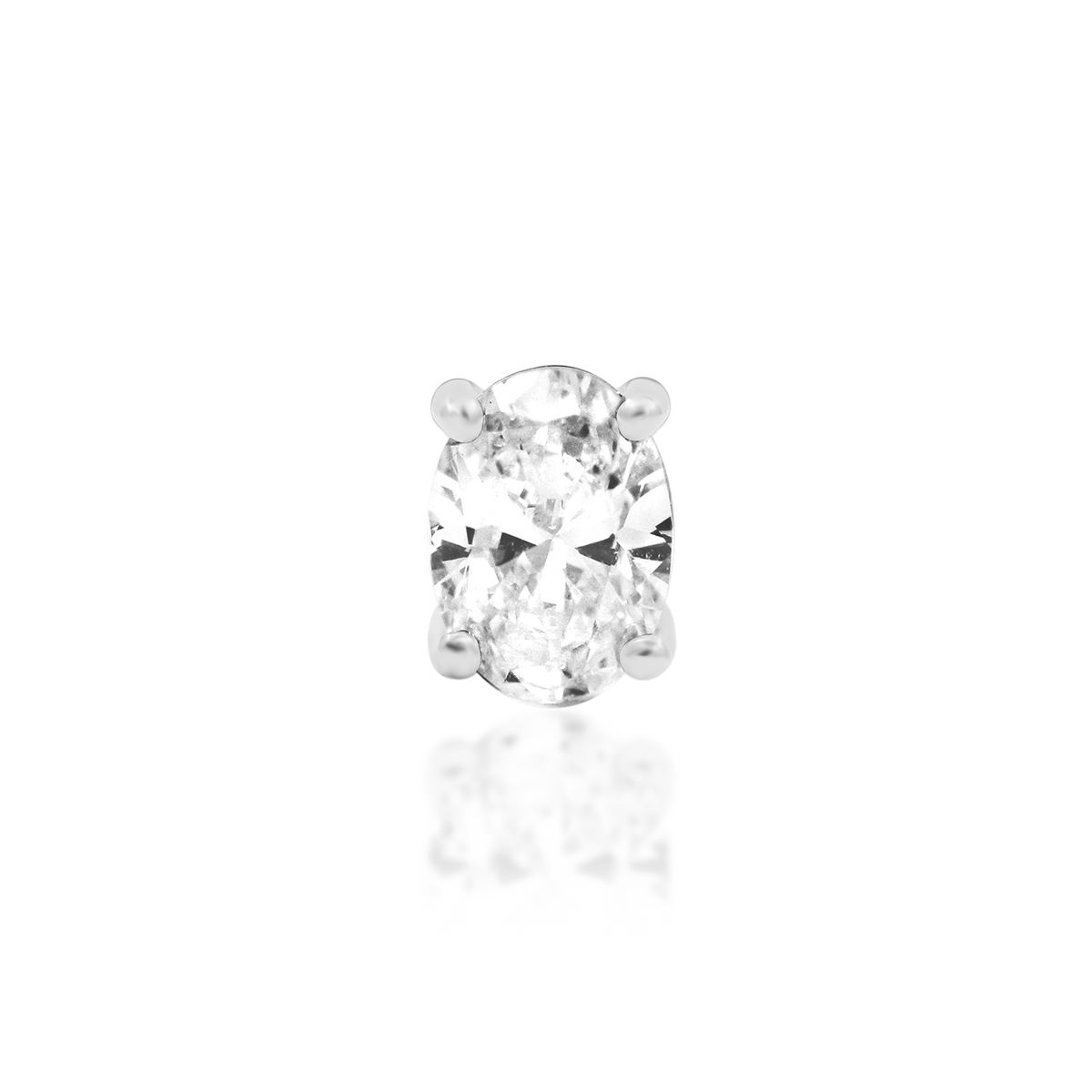 Diamond Earrings Oval
