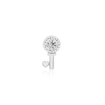 Gold Key with Heart