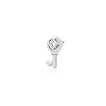 Gold Key with Heart