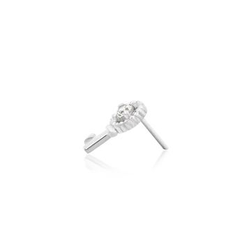 Gold Key with Heart