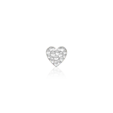 Gold Hammered Heart