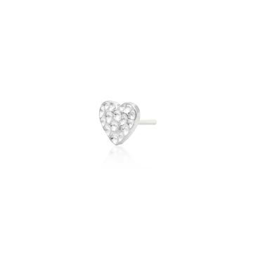 Gold Hammered Heart