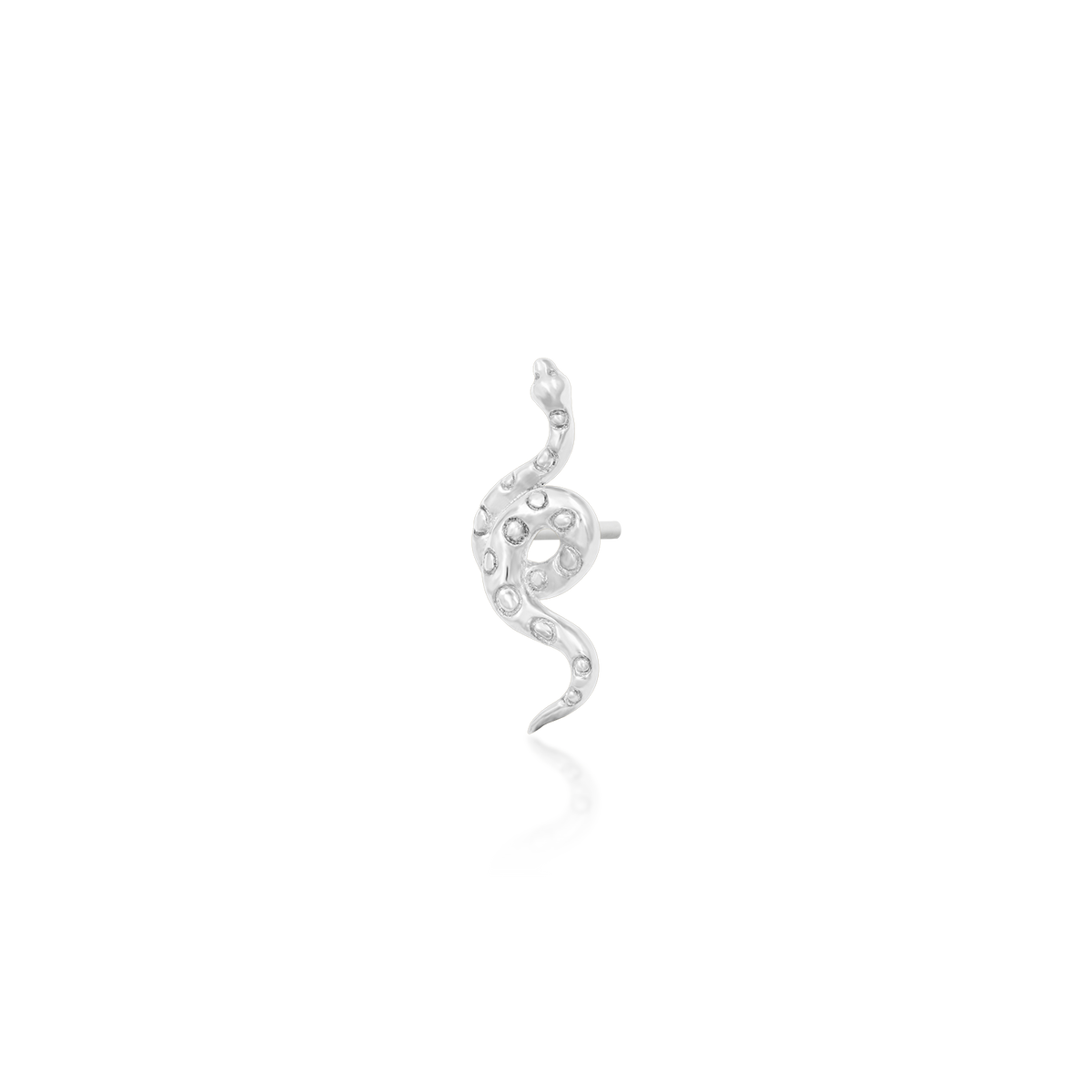 Gold Body Jewellery - Textured Snake