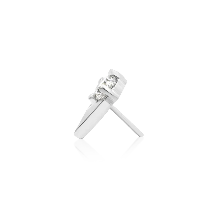 Tulip with CZ stone