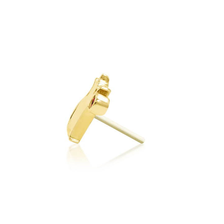 Cat/Laser with Garnet CZ