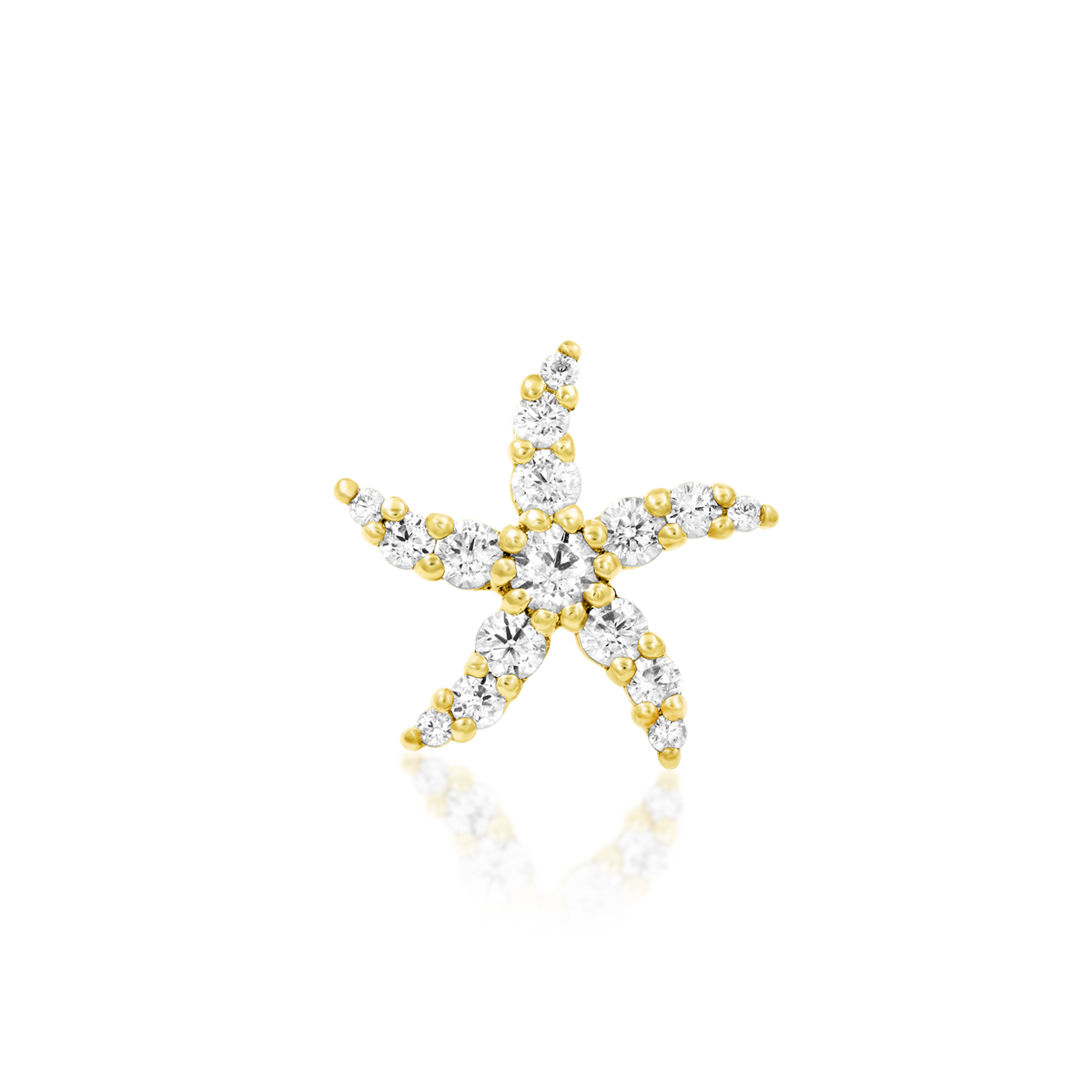 Crystal Star Gold Body Jewellery implant-grade studio PNG